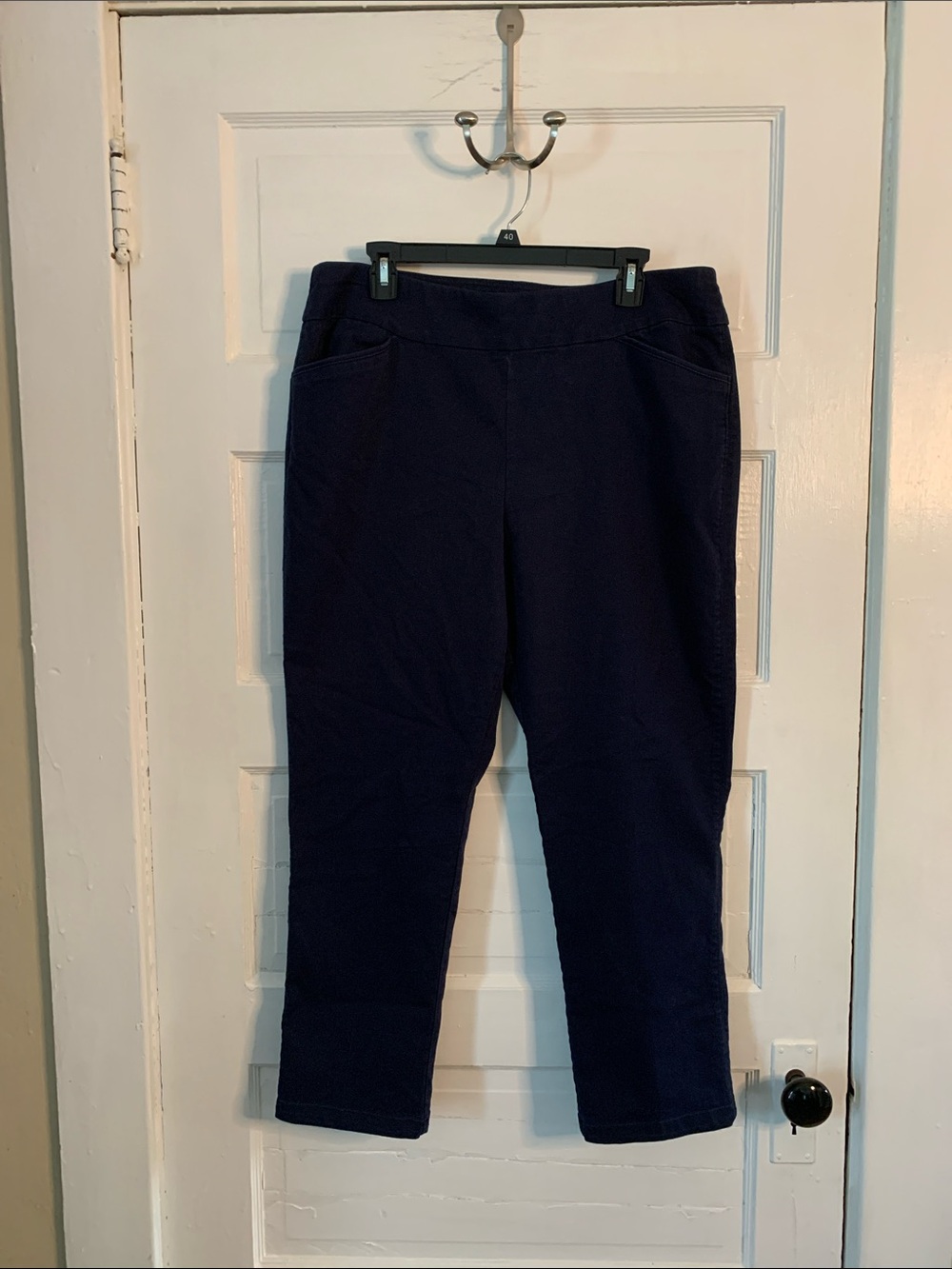Women’s Navy Pull-On Size 16 Short
